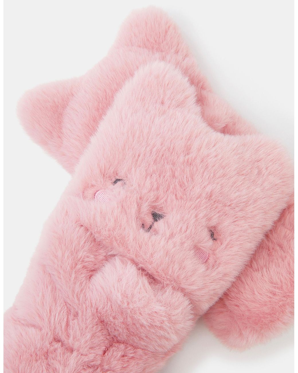 Accessorize Pink Fluffy Cat Mittens
