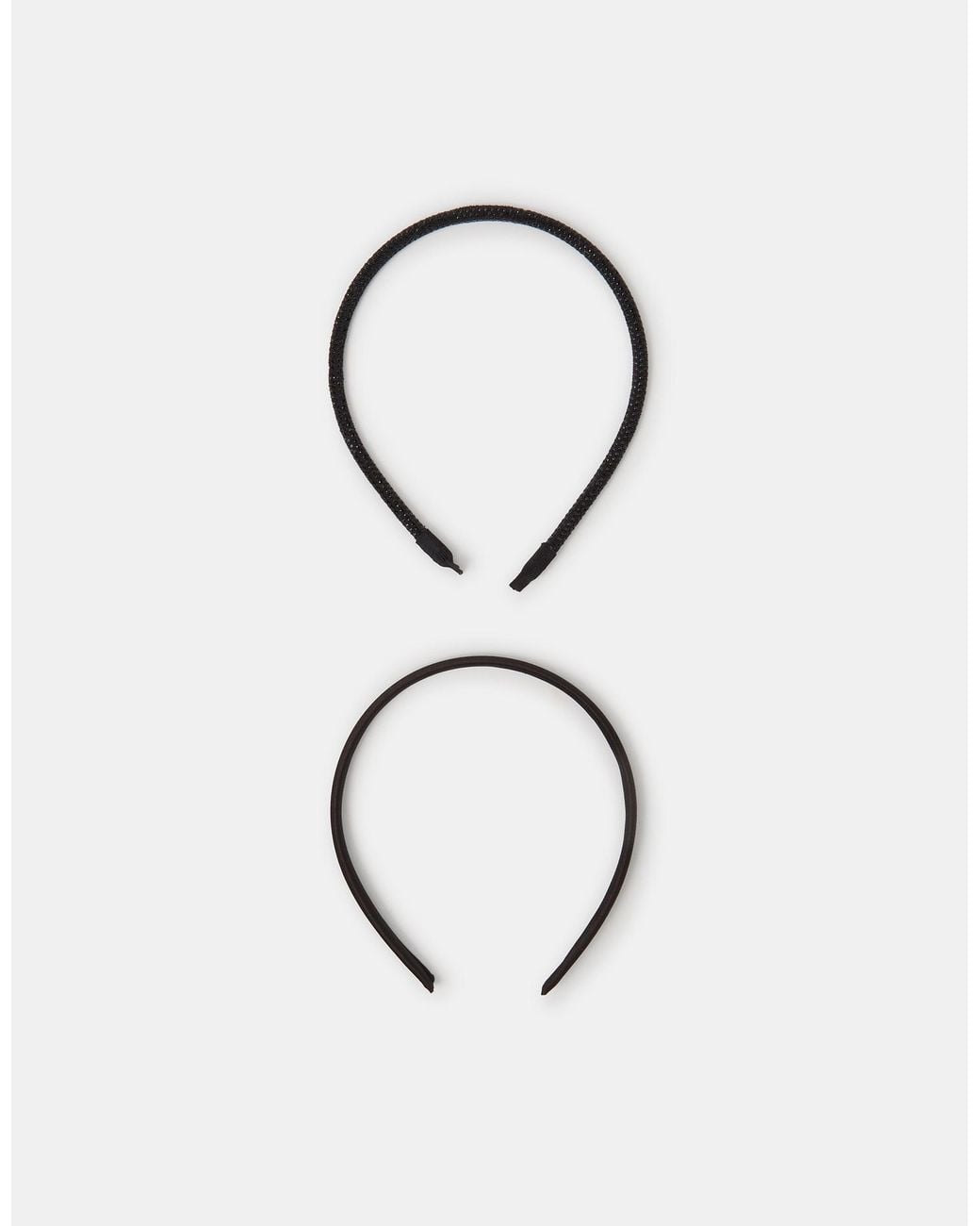 Accessorize Multicolor 2-Pack Slim Rhinestone Satin Headbands