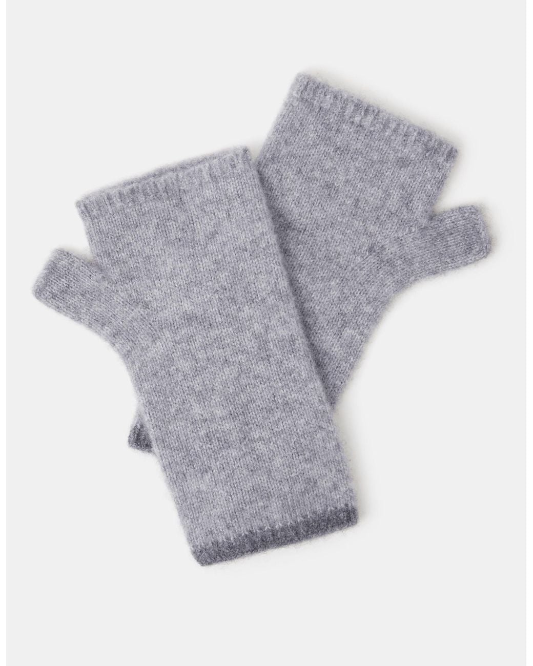 Accessorize Gray Wool & Cashmere Blend Wrist Warmers