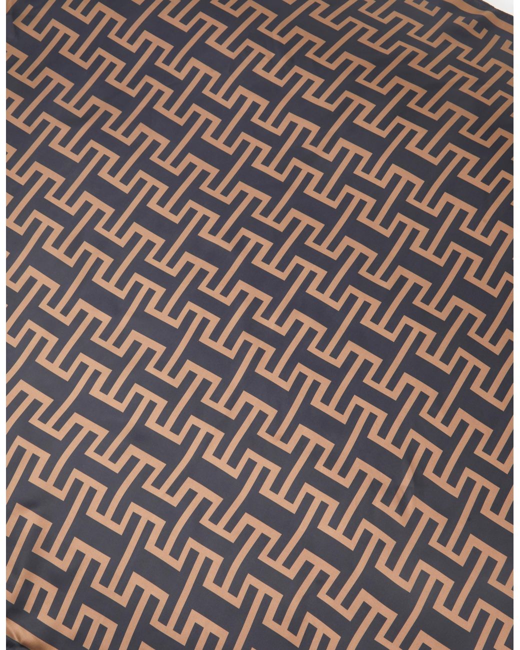 Accessorize Metallic Geometric Print Square Satin Scarf