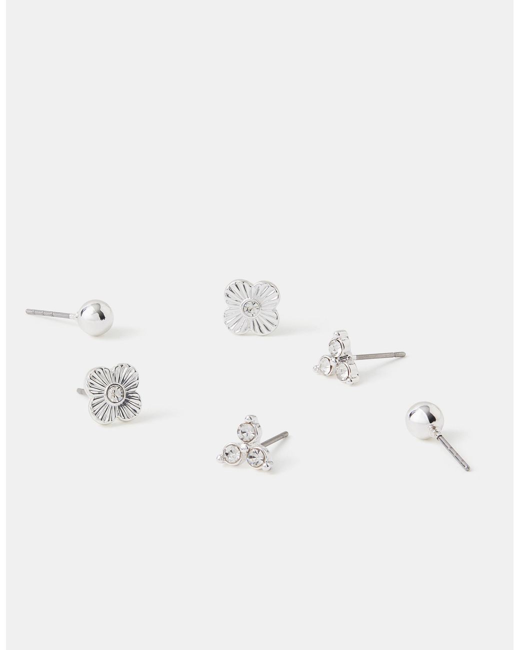 Accessorize Brown 3-Pack Clove Stud Earrings