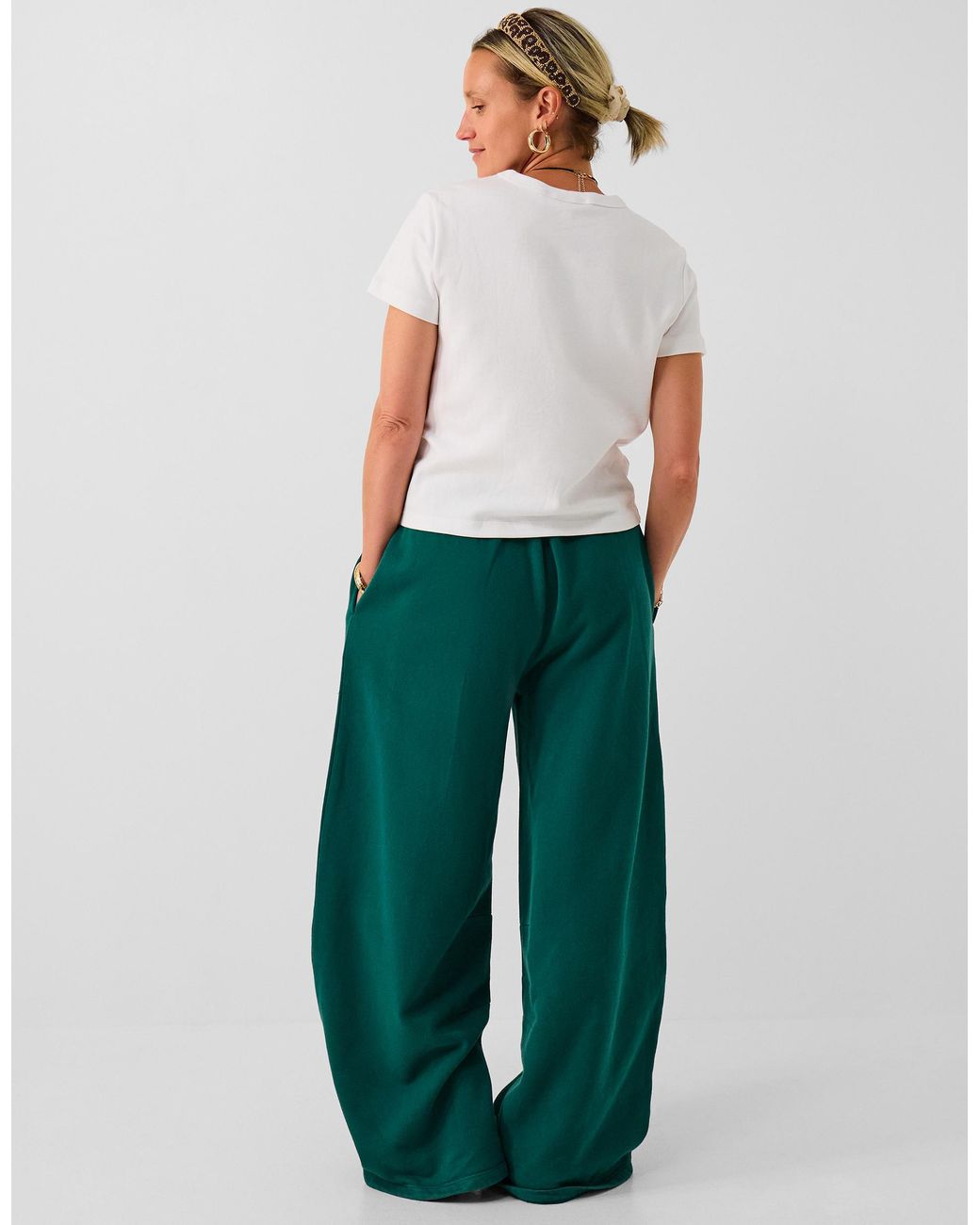 Accessorize Green X Good Manners Wide Leg Joggers