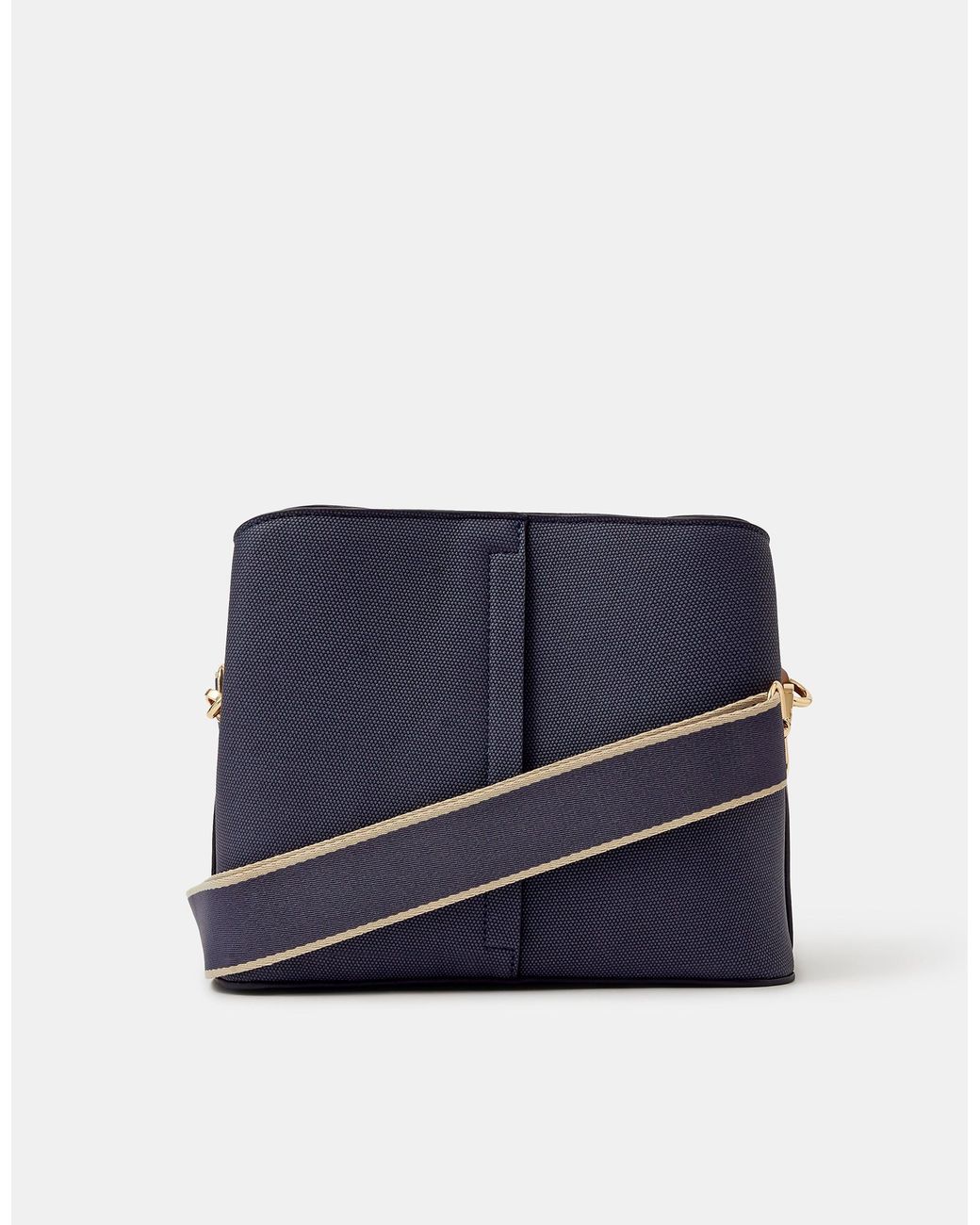 Accessorize Brown Webbing Strap Crossbody Bag