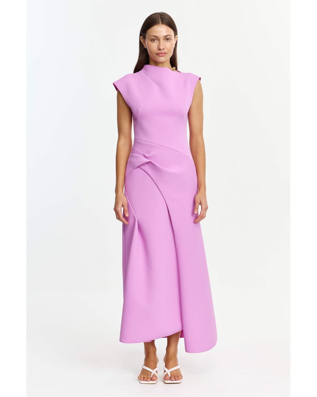 Acler Pink Burbank Maxi Dress
