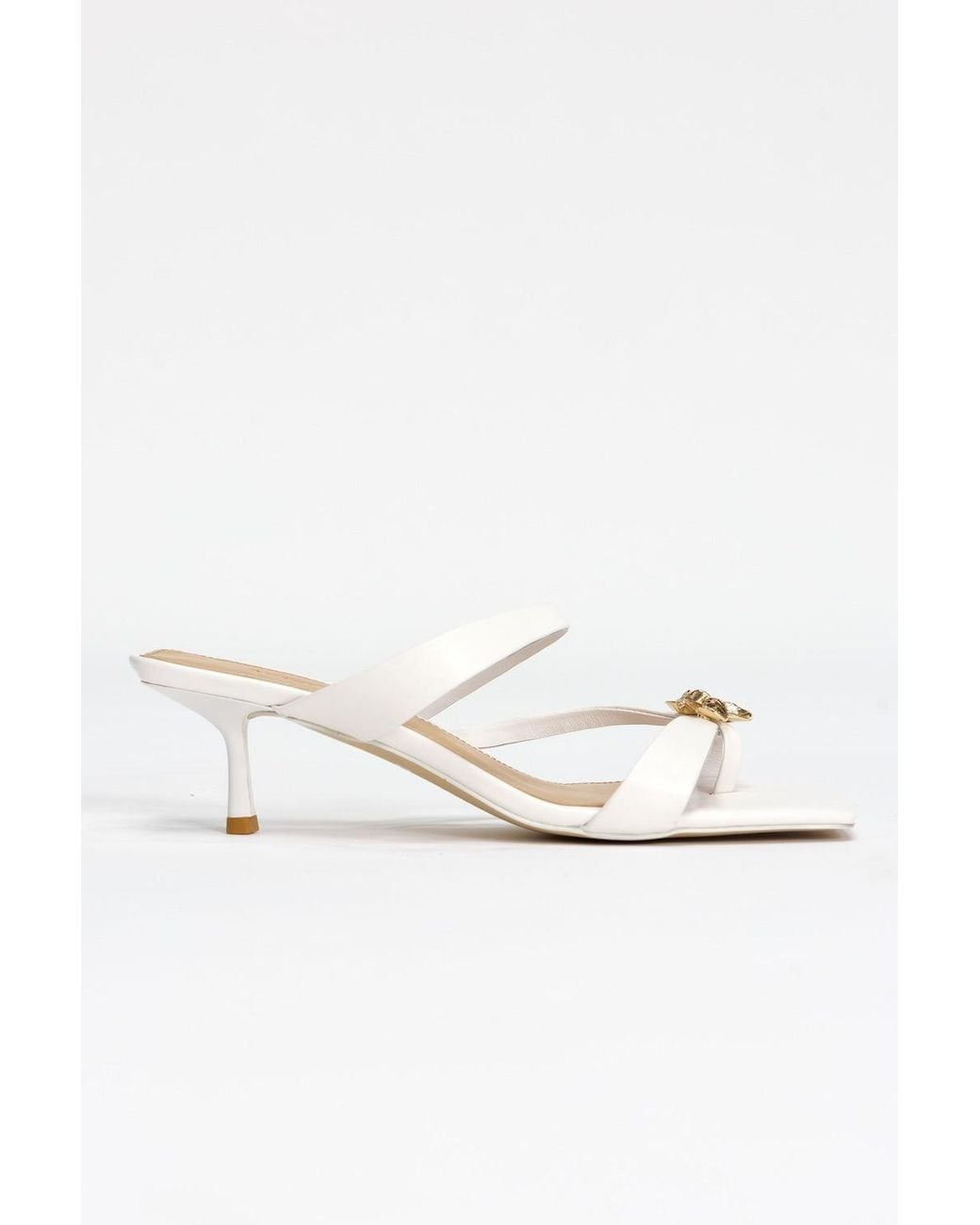 Acler White Martin Heel