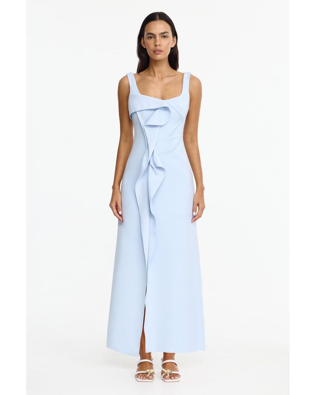 Acler Blue Realbart Maxi Dress