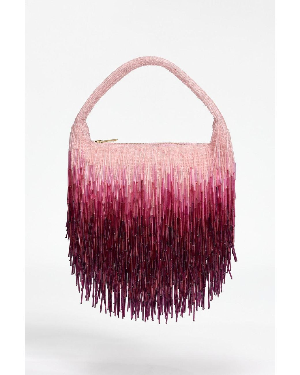 Acler White Drip Birch Bag
