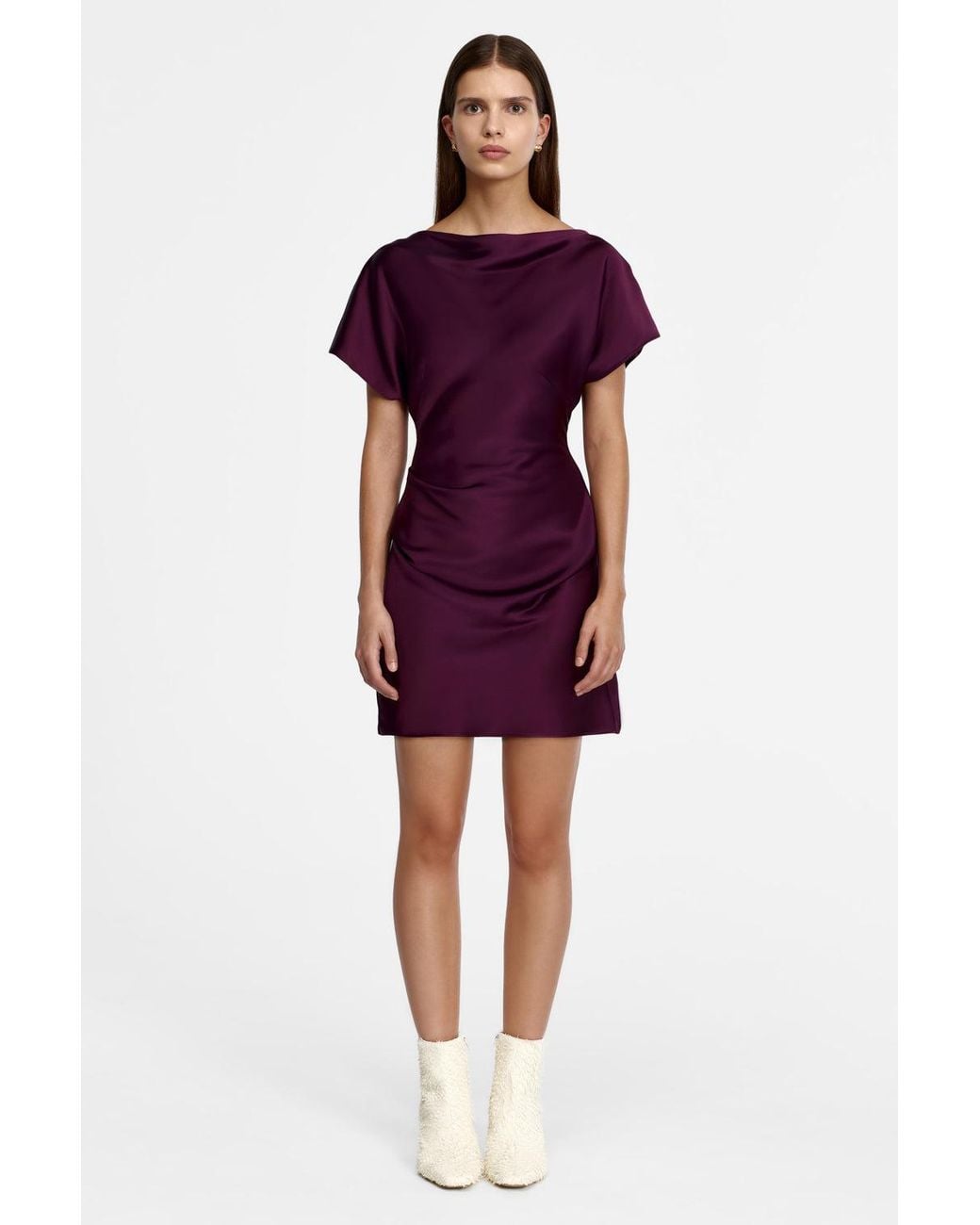 Acler Red Kadina Mini Dress