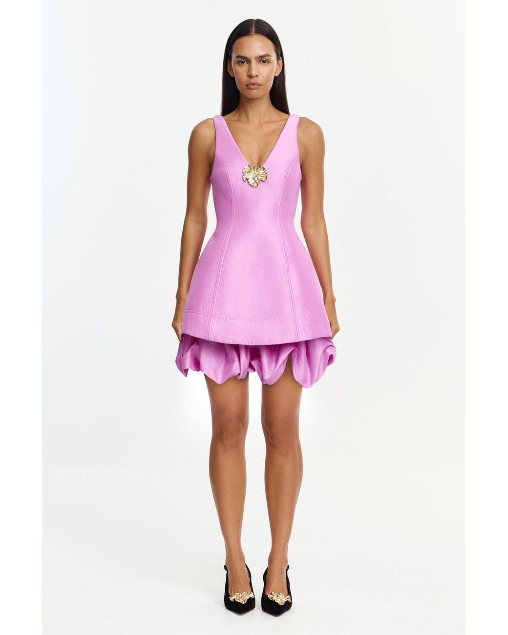 Acler Pink Dorval Mini Dress