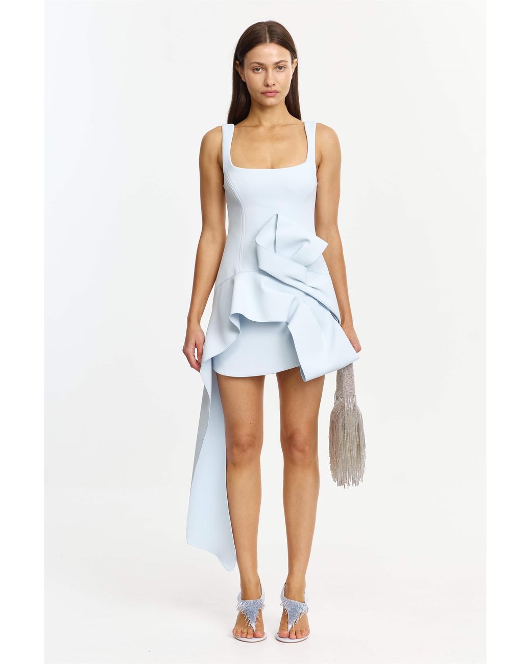 Acler White Burbank Mini Dress By