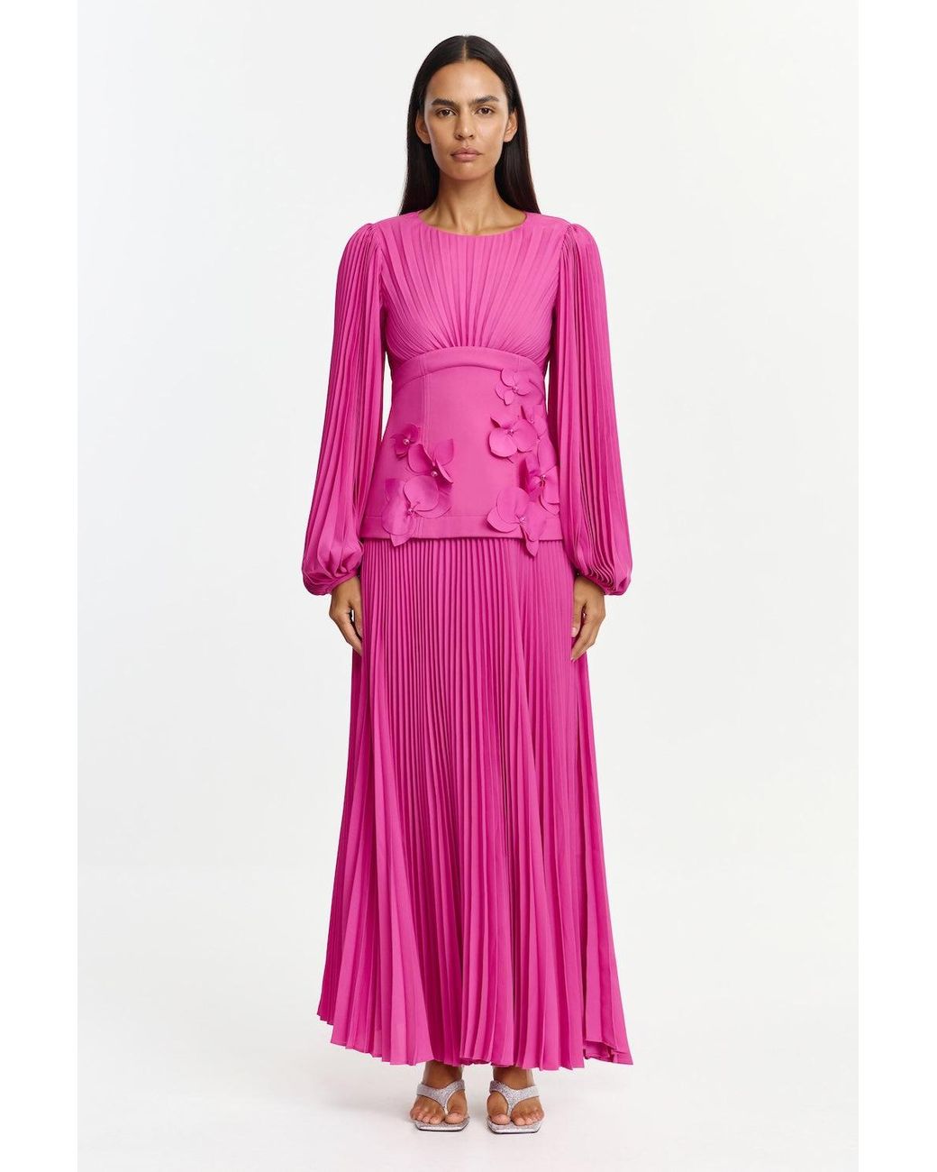 Acler Pink Orissa Maxi Dress