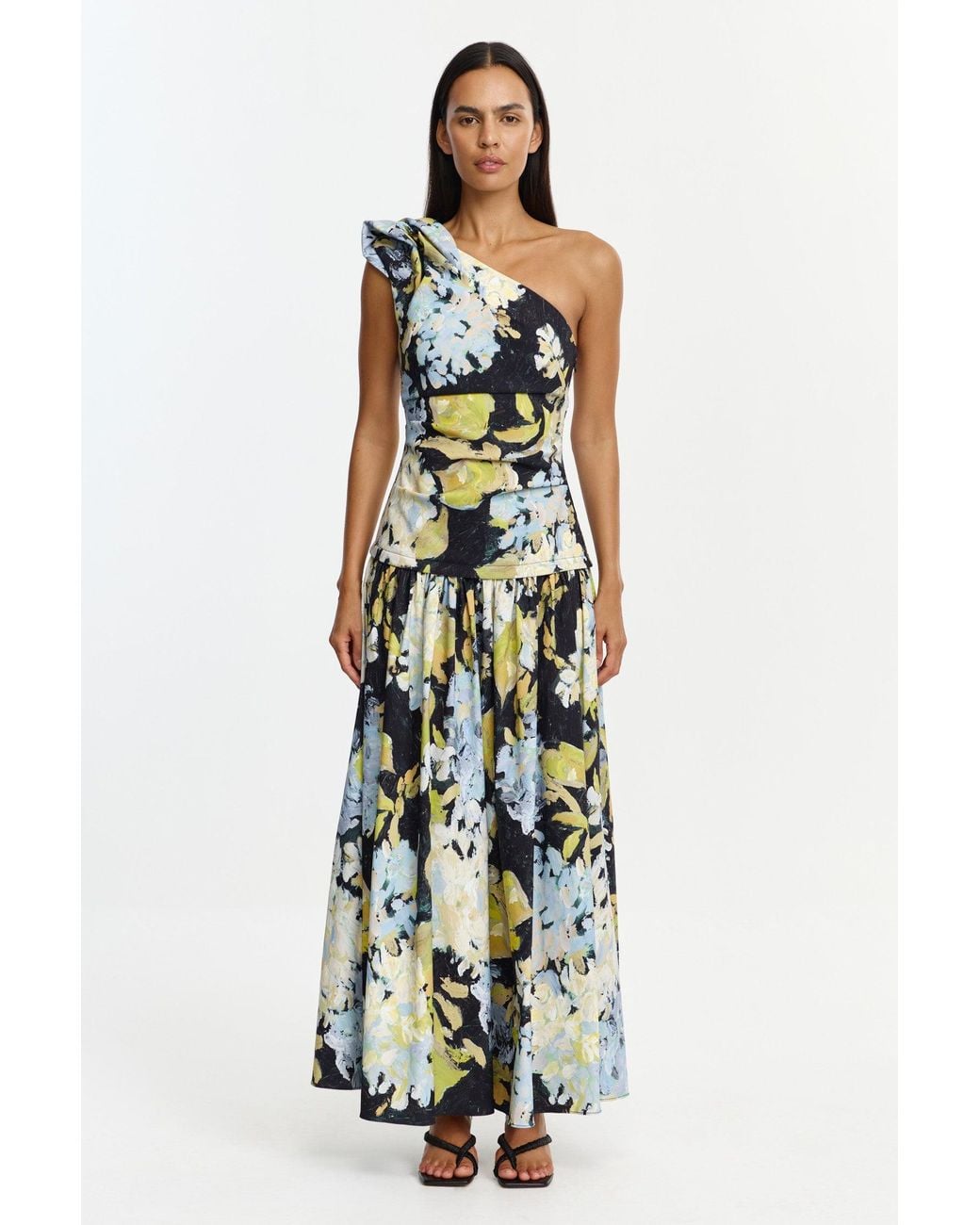Acler White Benetti Maxi Dress For