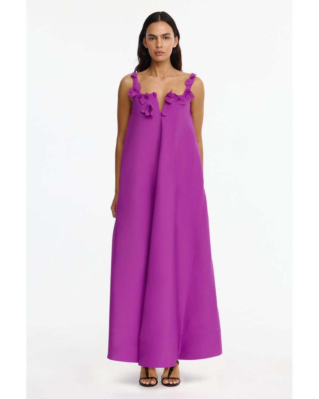 Acler Purple Eastgreen Maxi Dress