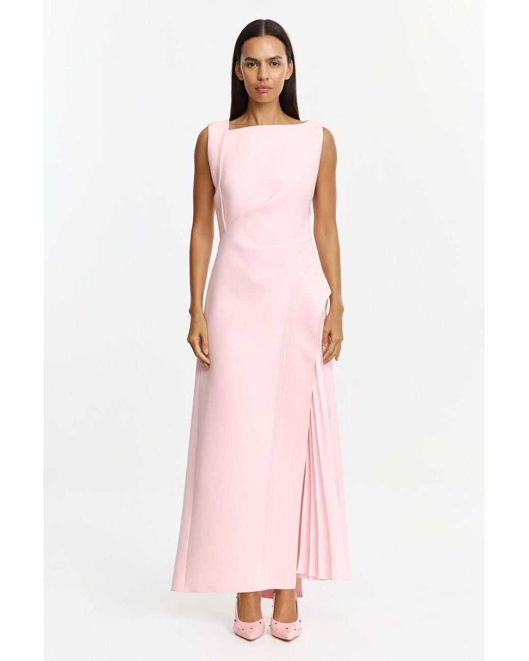 Acler Pink Limosa Maxi Dress