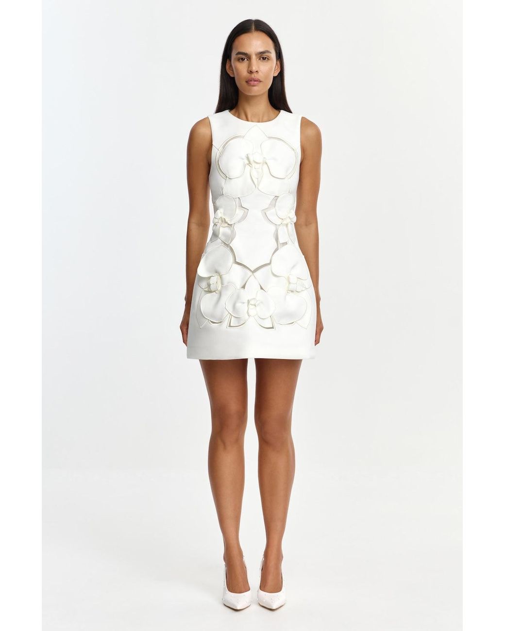Acler White Raffin Mini Dress