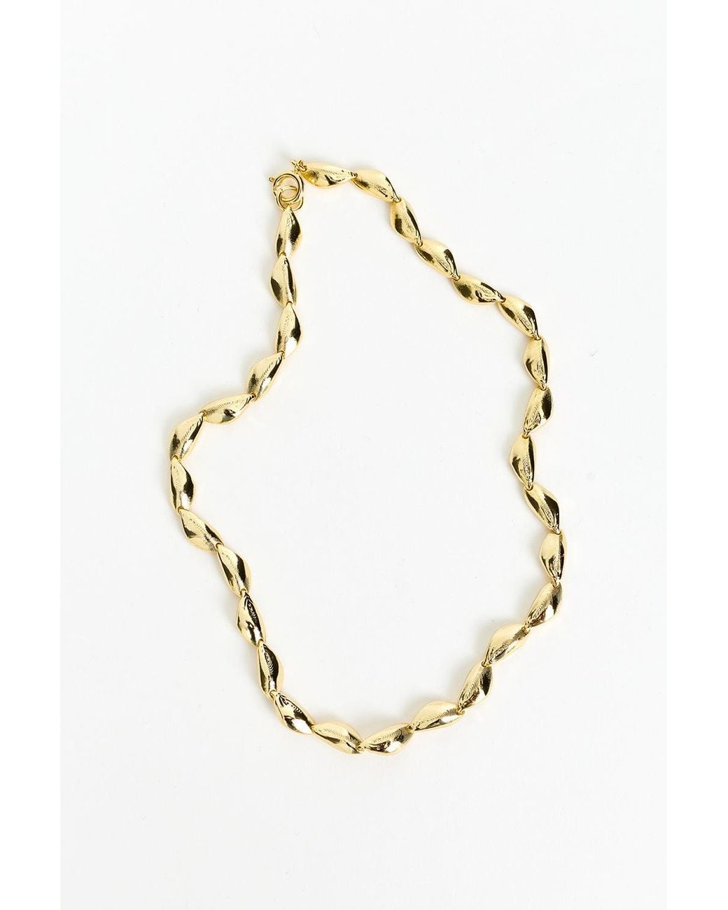 Acler Metallic Rilboshin Chain Necklace