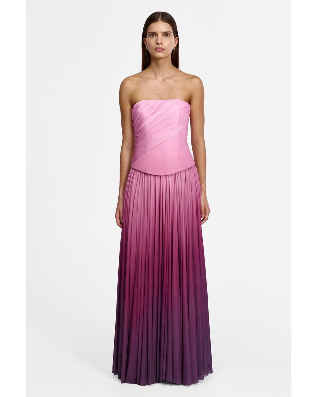 Acler Purple Primley Maxi Dress