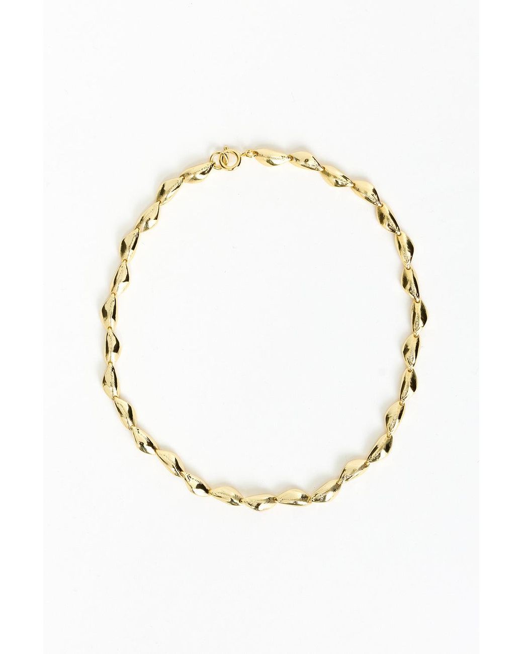Acler Metallic Rilboshin Plated Bracelet For