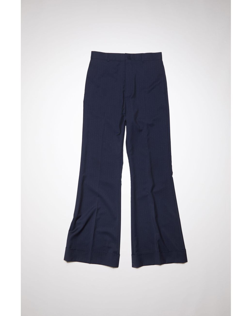 Acne Studios Flared Trousers in Blue for Men | Lyst