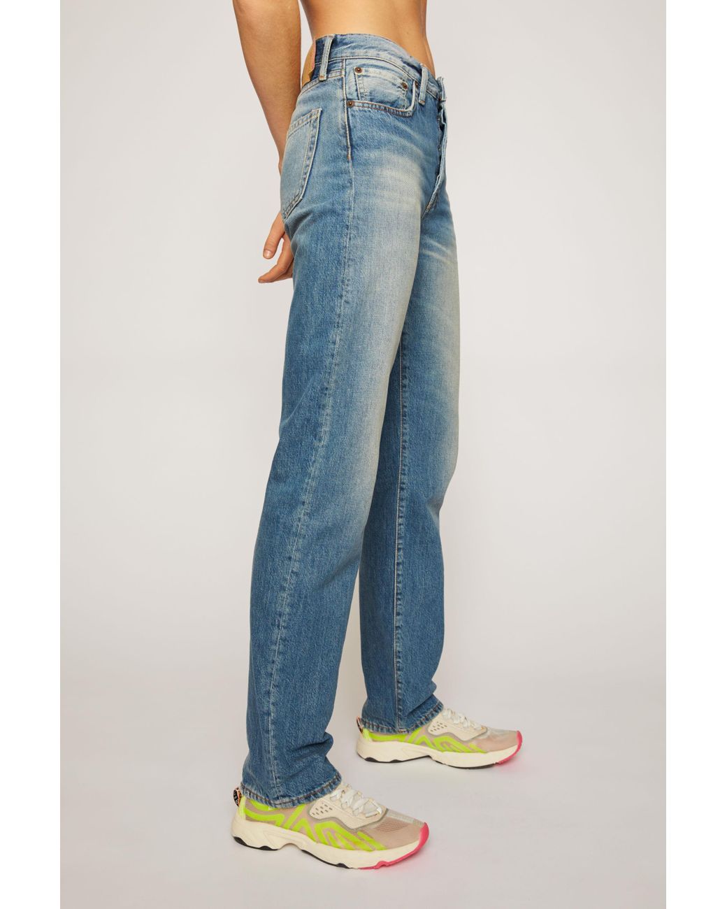 acne studios classic fit jeans