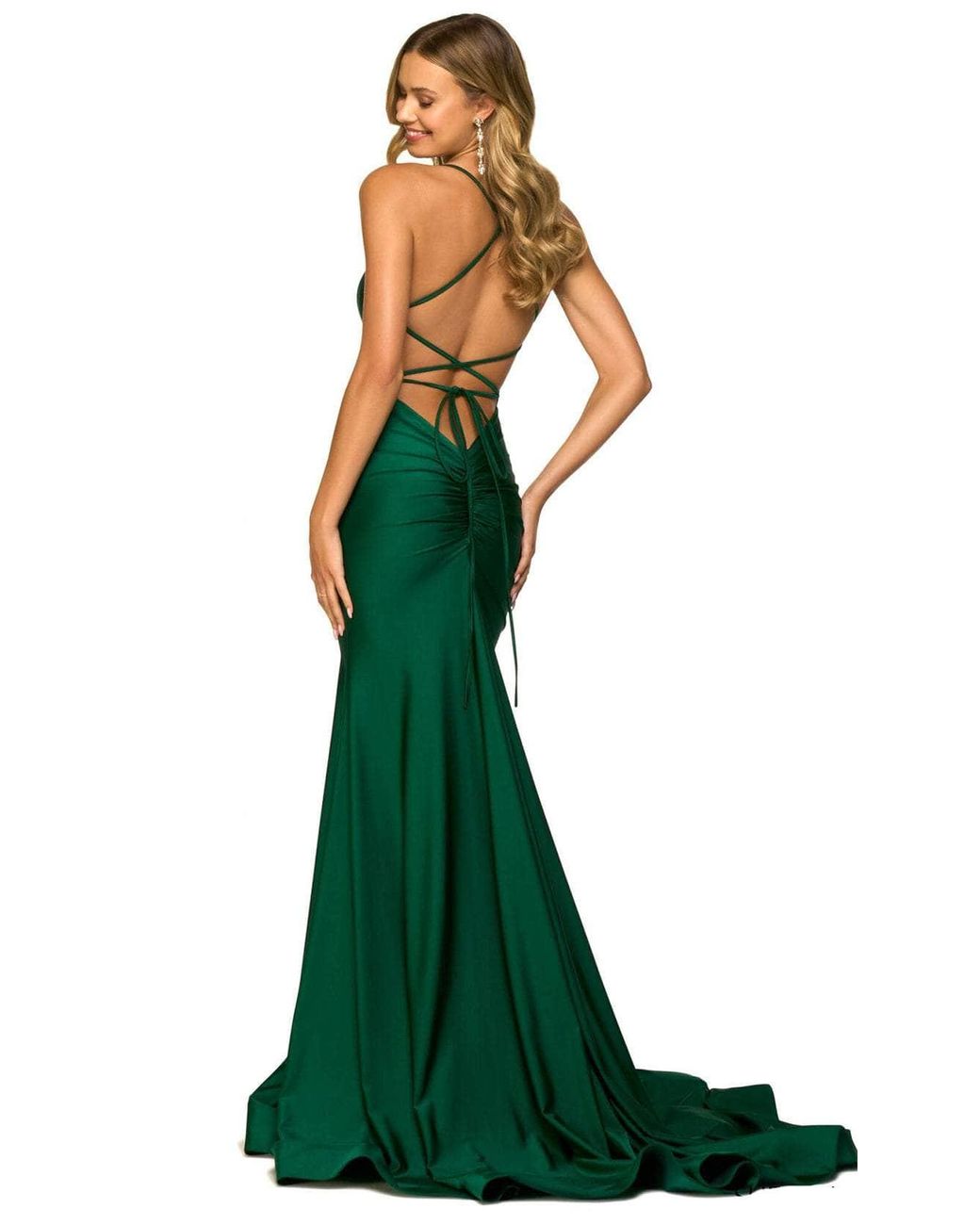Sherri Hill Mermaid Dress in Green | Lyst