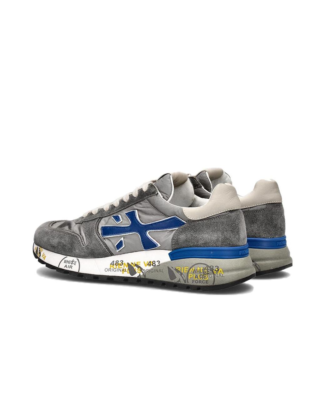 Premiata Mick Grey/bluemick-4563 in Gray for Men - Lyst
