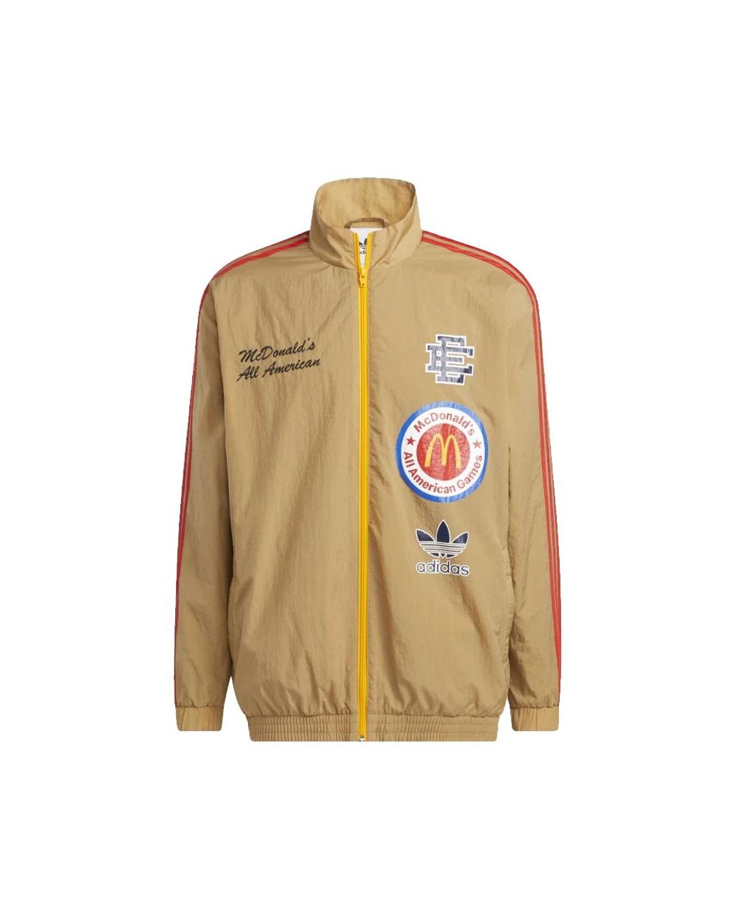 adidas gold blue red jacket