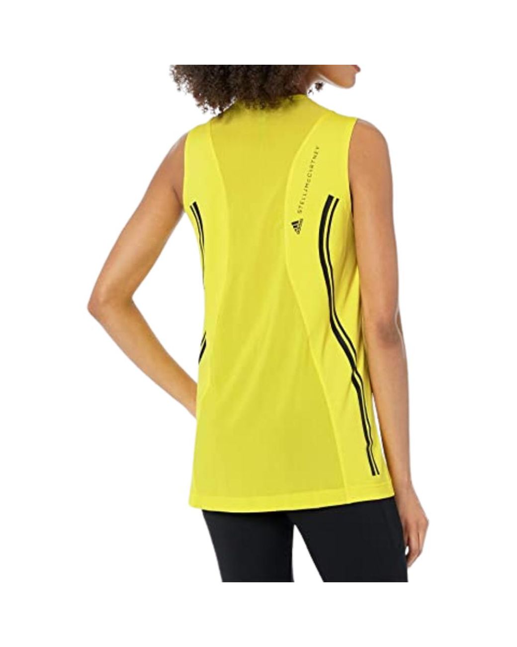 adidas By Stella McCartney Adidas Stella Mccartney Truepace Tank Top Hg6863  in Yellow | Lyst