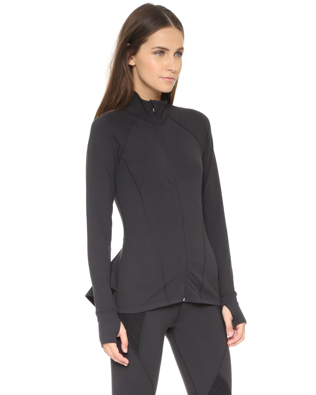 Peplum 2025 yoga jacket