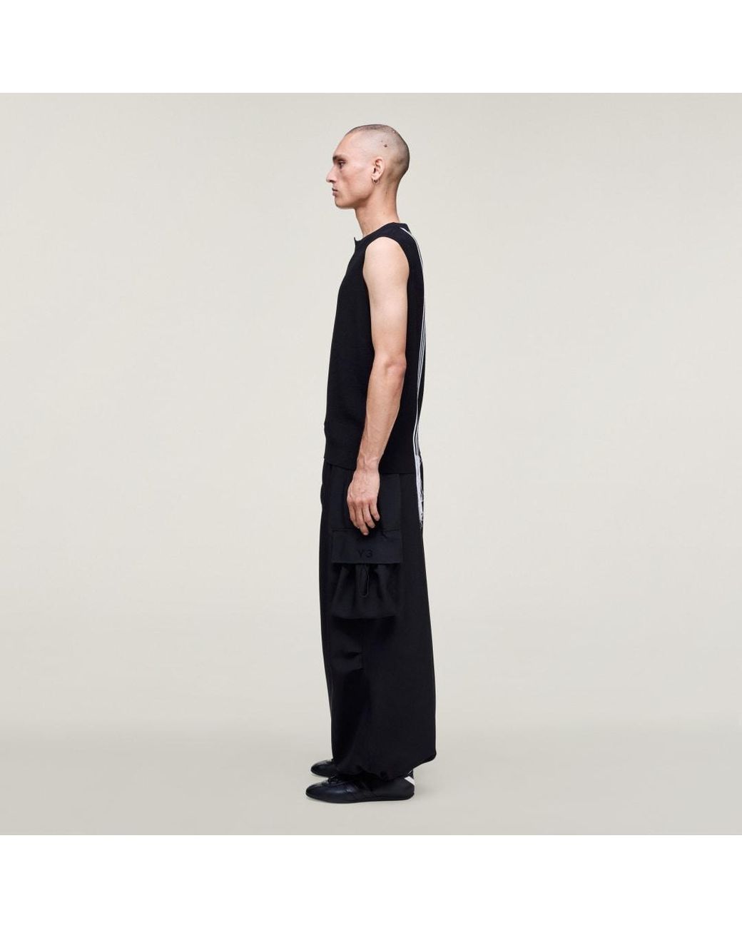 Adidas Blue Y-3 Gfx Knitted Vest