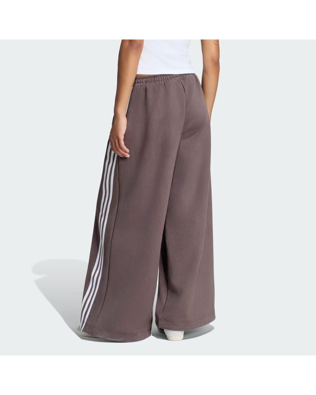 Adidas Brown Adilenium Season 6 Faux Suede Track Pant