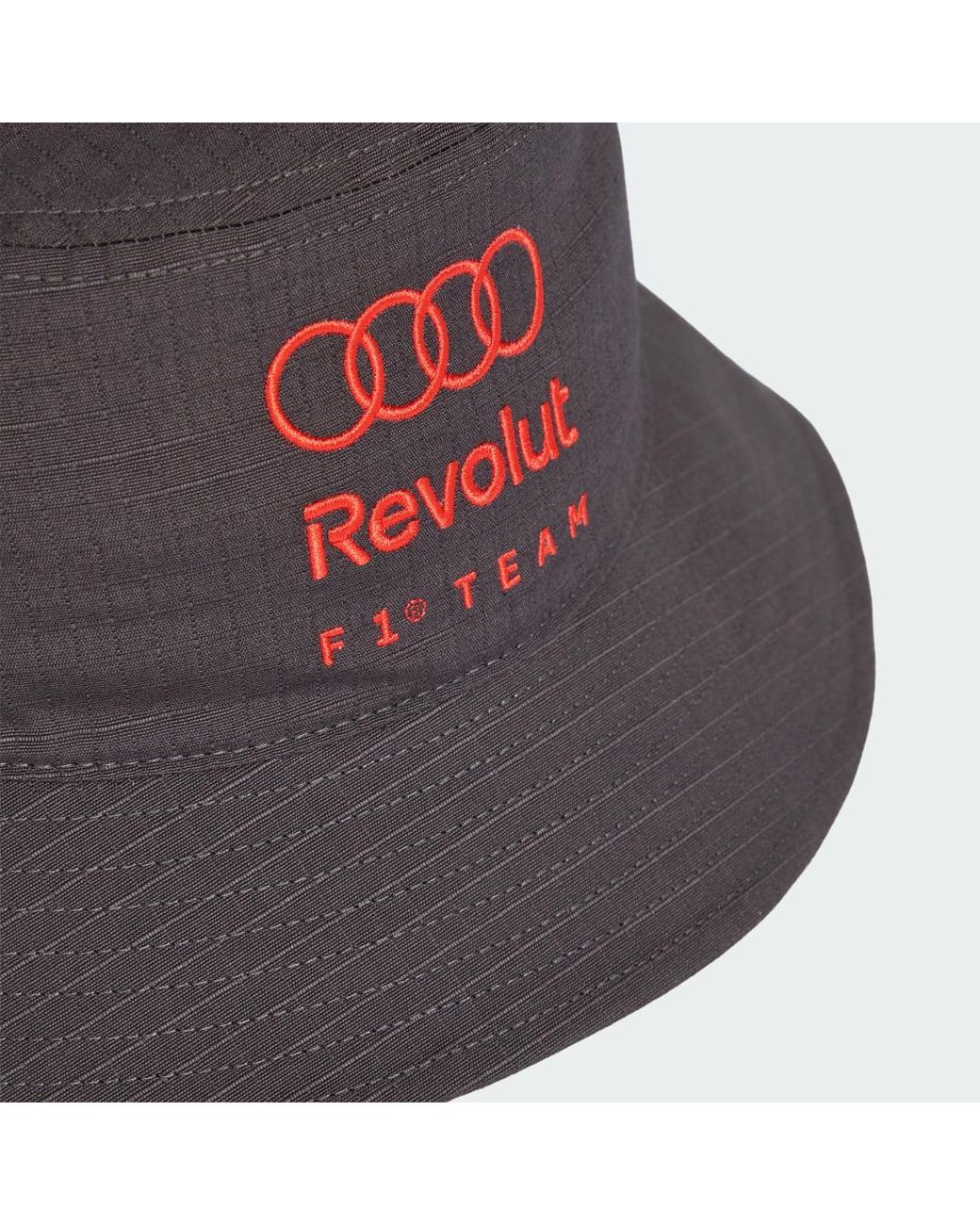 Adidas Gray Audi Revolut F1 Team Mechanics Bucket Hat
