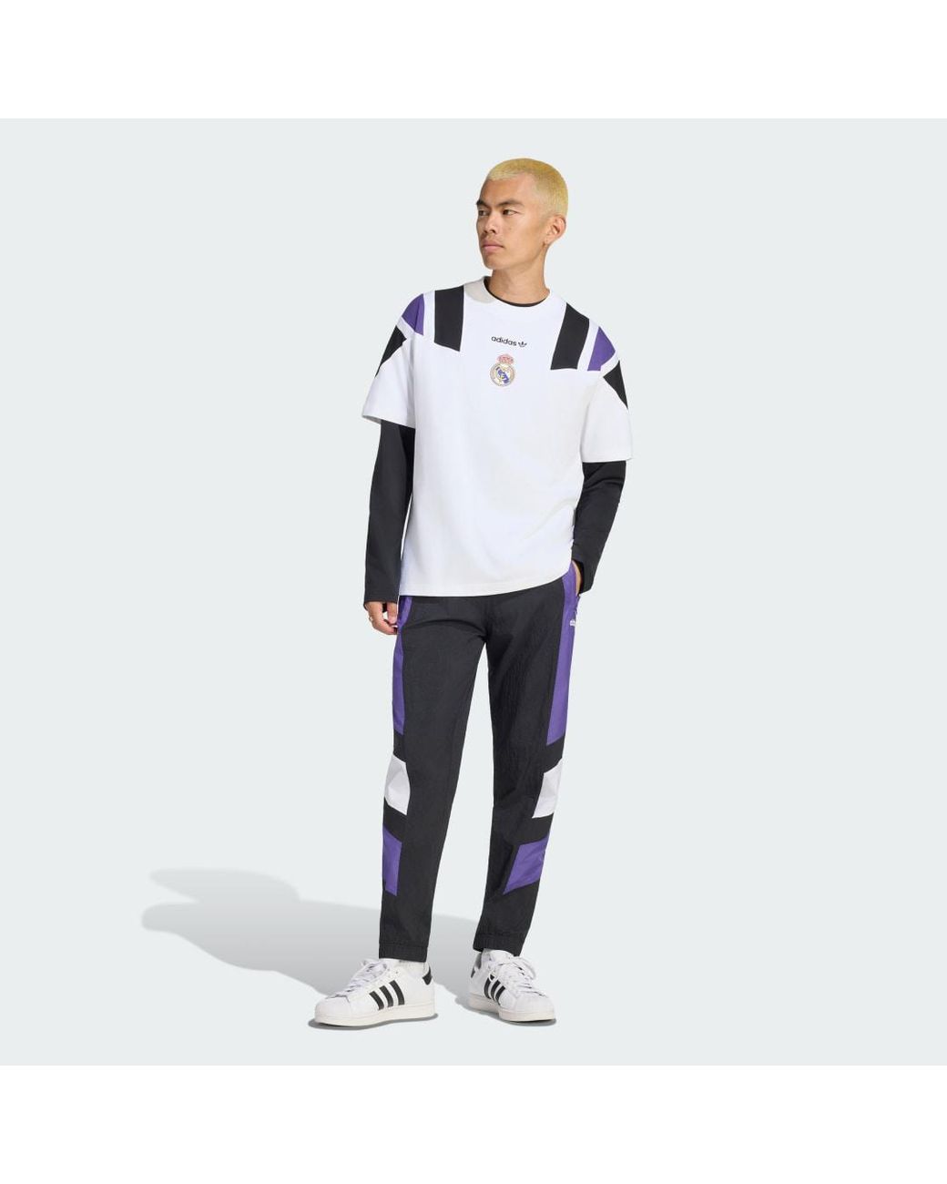 Adidas Originals White Real Madrid Eqt T-Shirt for men