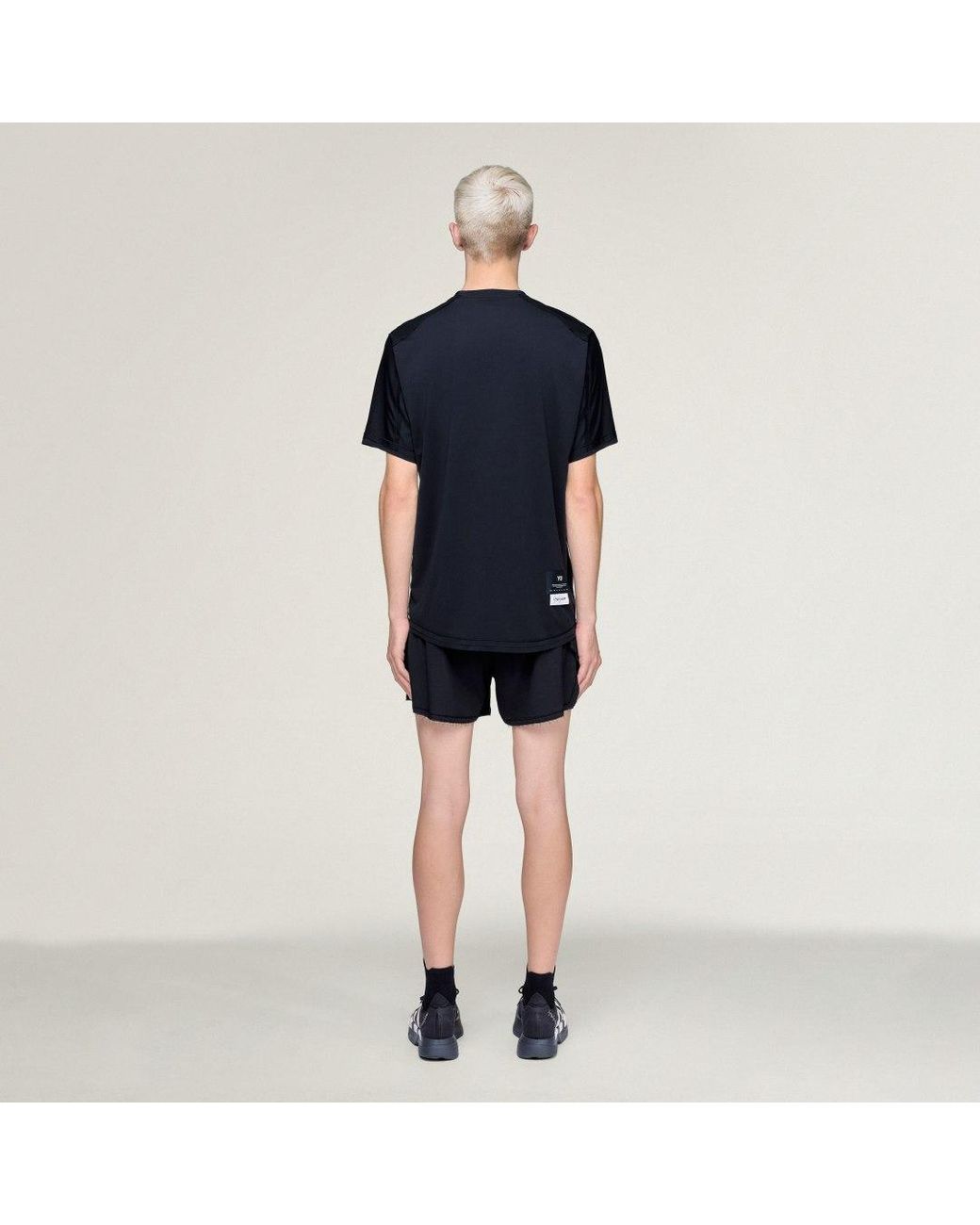 Adidas Black Y-3 Running Shorts for men