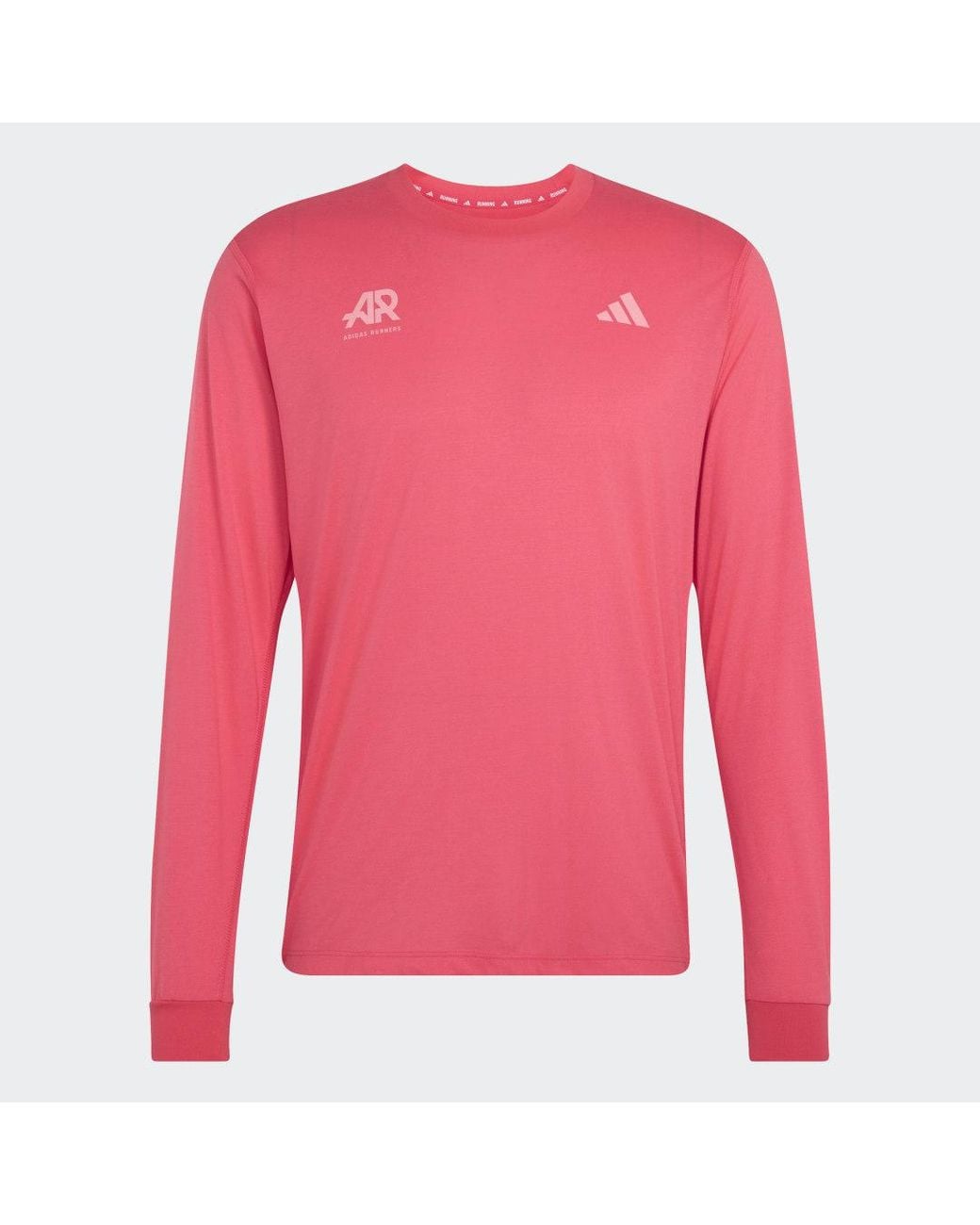 Adidas Pink Adi365 Runners Long-Sleeve Top Long-Sleeve Top