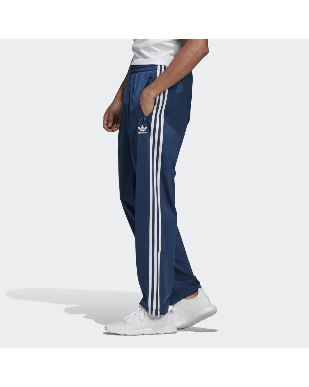adidas Synthetic Firebird Tracksuit Bottoms in Blue for Men | Lyst UK