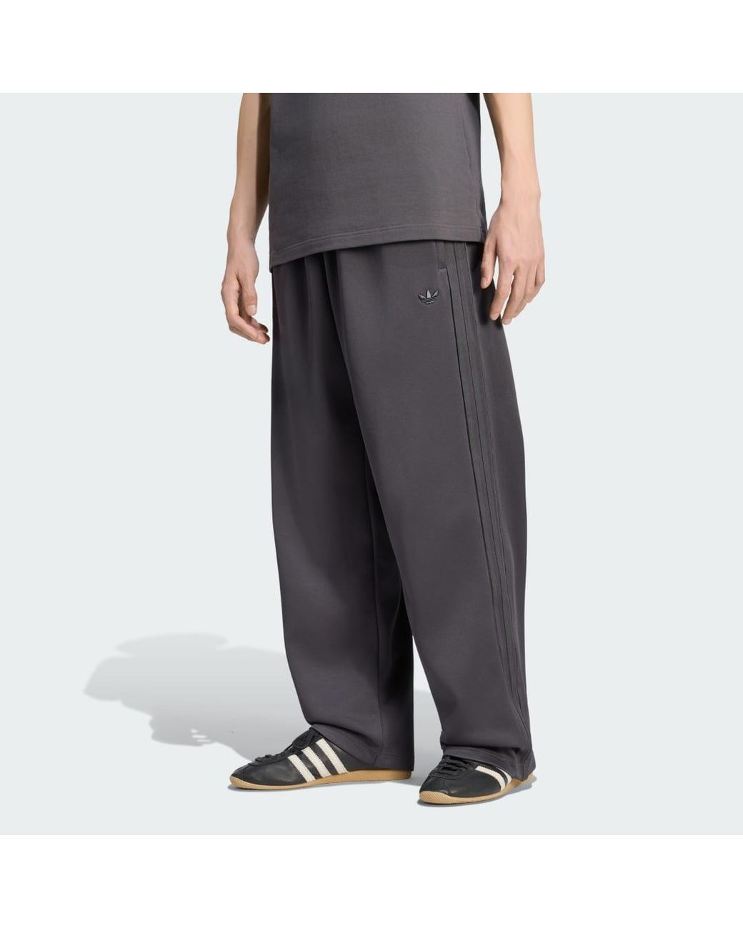 Adidas Black Sst Premium Track Tracksuit Bottoms for men