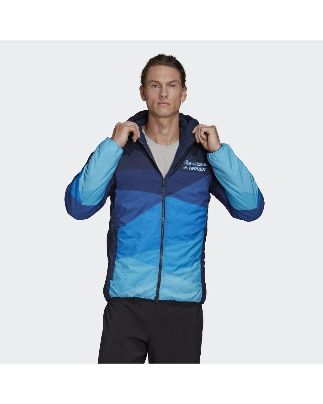 adidas Terrex Troy Lee Primaloft Insulated Winter Jacket in Blue for Men |  Lyst UK