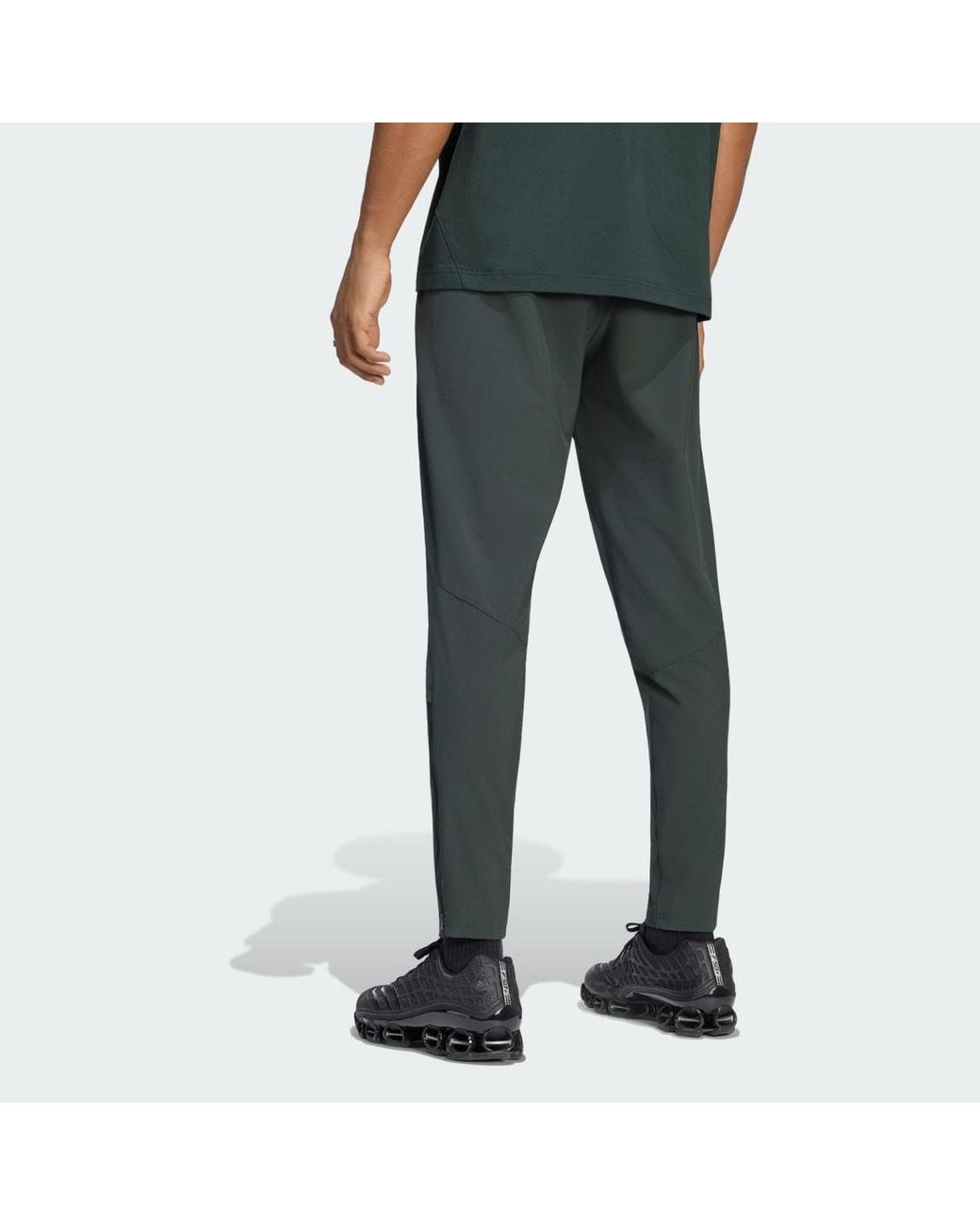 Adidas Gray Manchester United Tiro Tech Tracksuit Bottoms for men