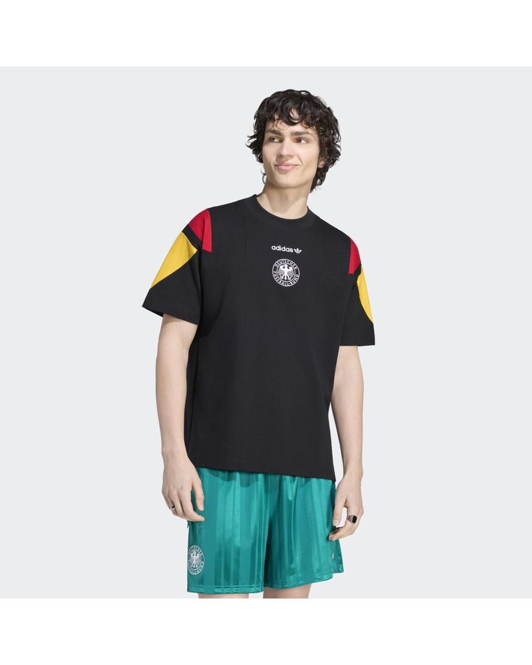Adidas Originals Black Germany Eqt T-Shirt for men
