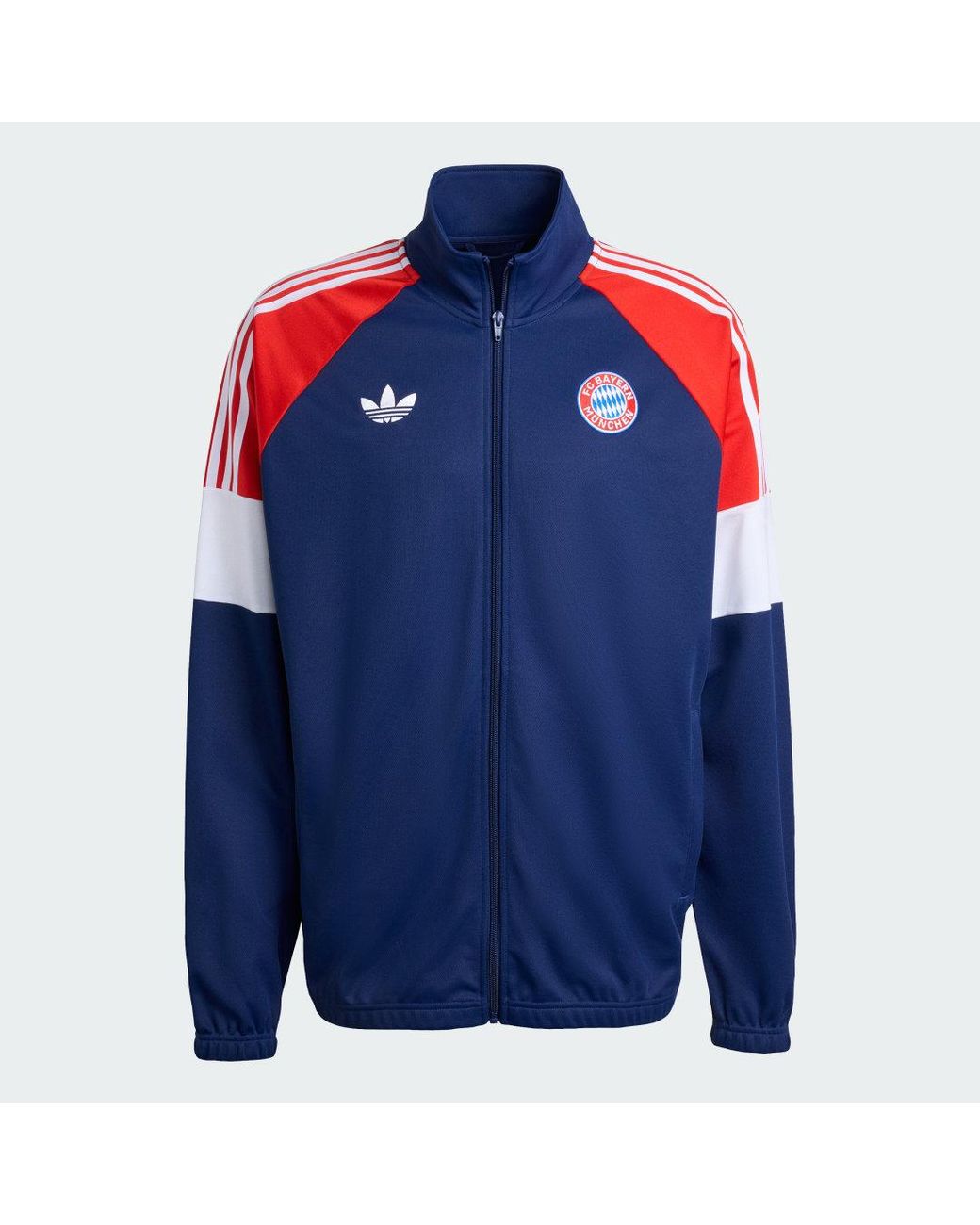 Adidas Blue Fc Bayern Munich Lfstlr Track Top for men
