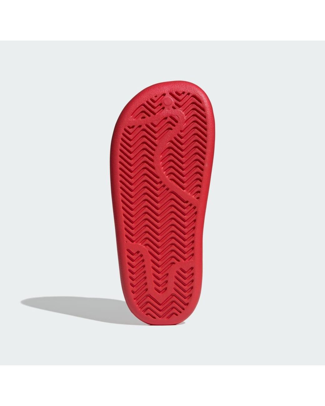 Adidas Red Adilette 00S Slides