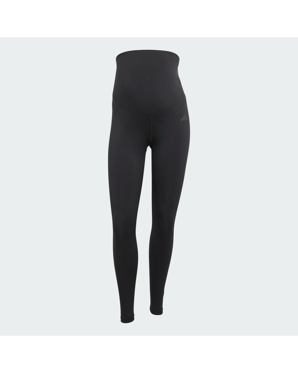 Adidas Blue Optime Essentials Workout Full Length Leggings Maternity