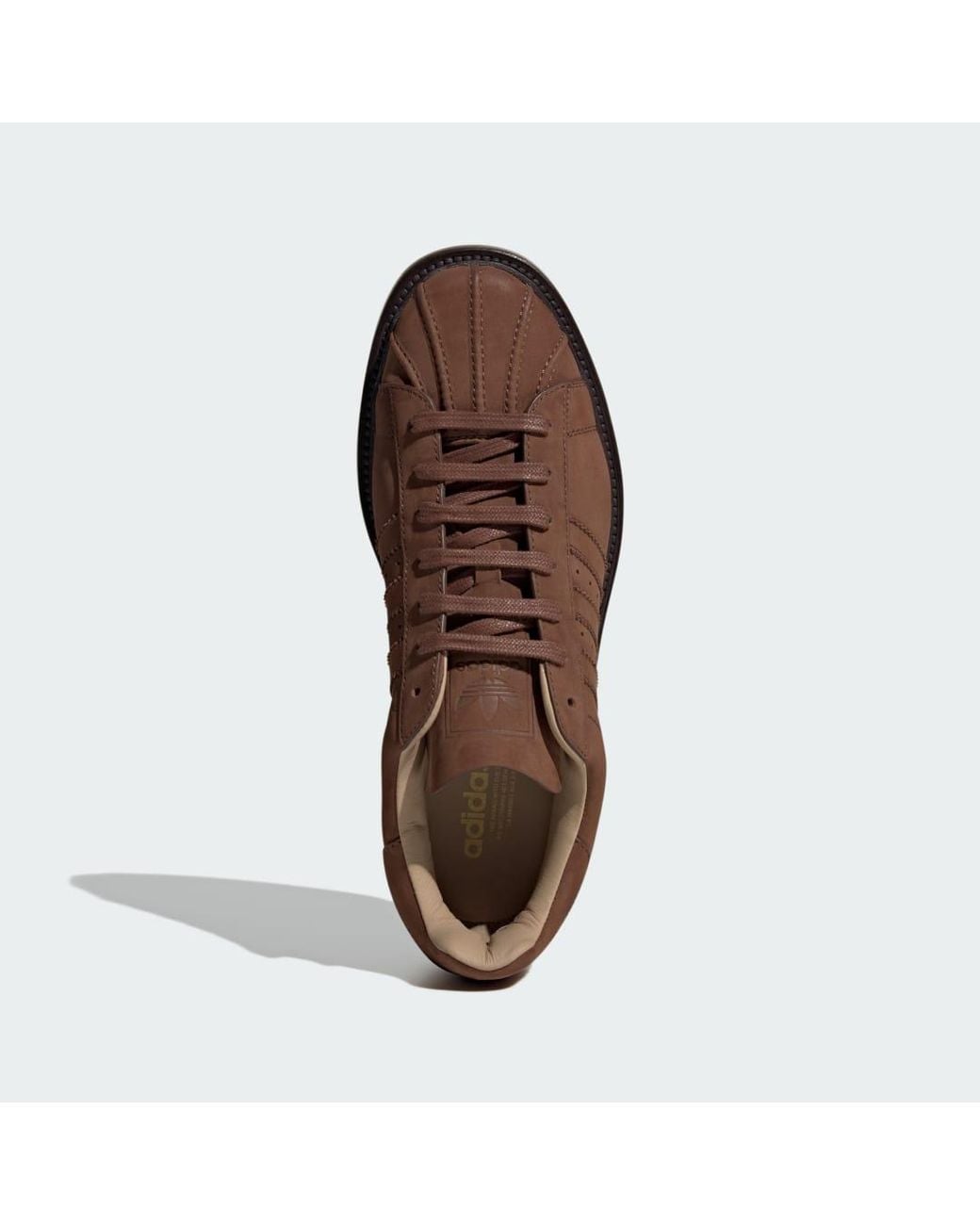 Adidas Brown Superstar Lux Made