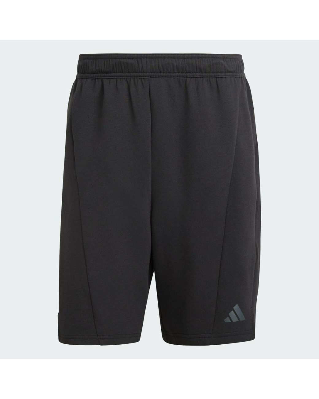 Adidas Black Designed For Training Knit Shorts for men