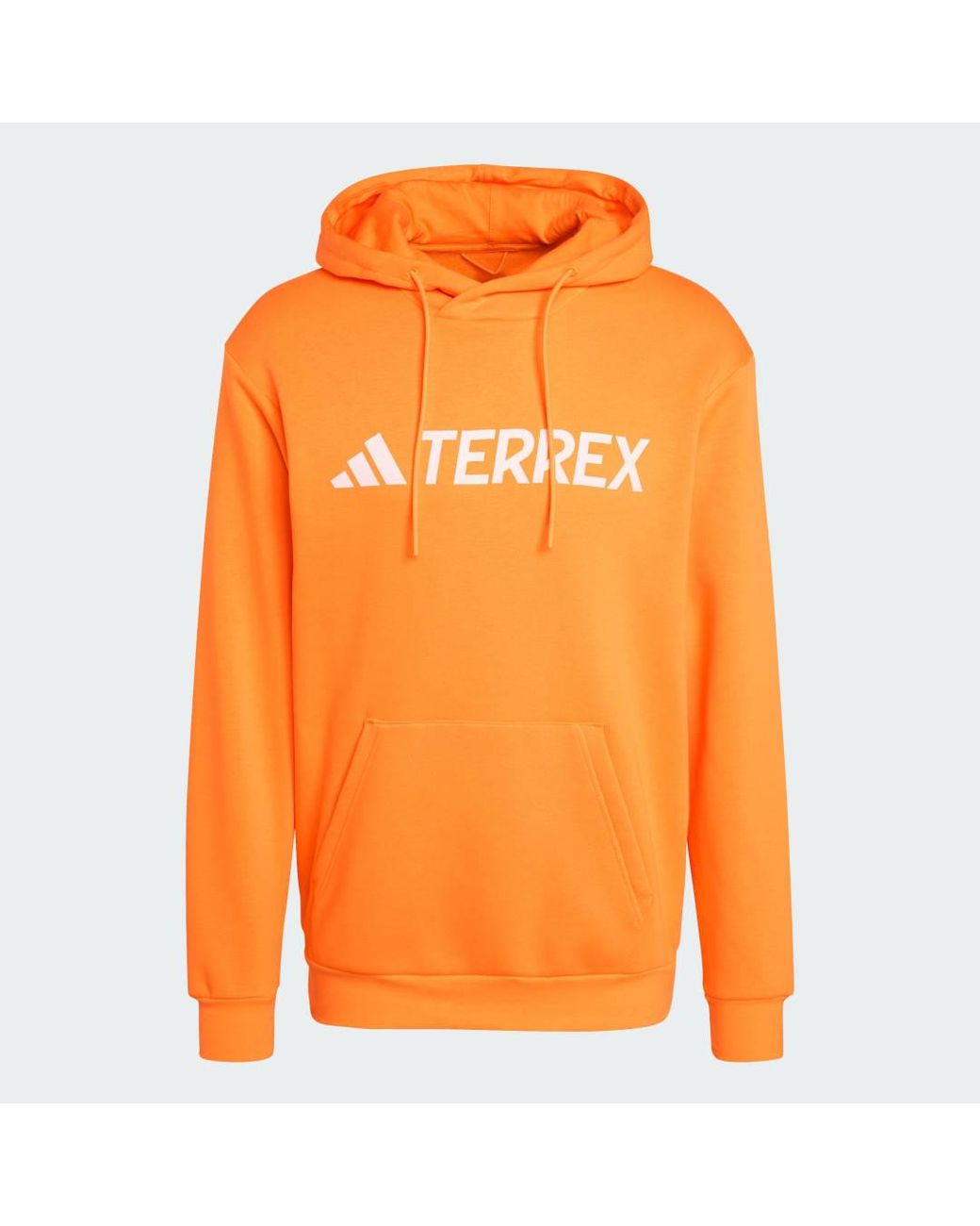 Adidas Orange Terrex Multi Large Logo Hoodie for men