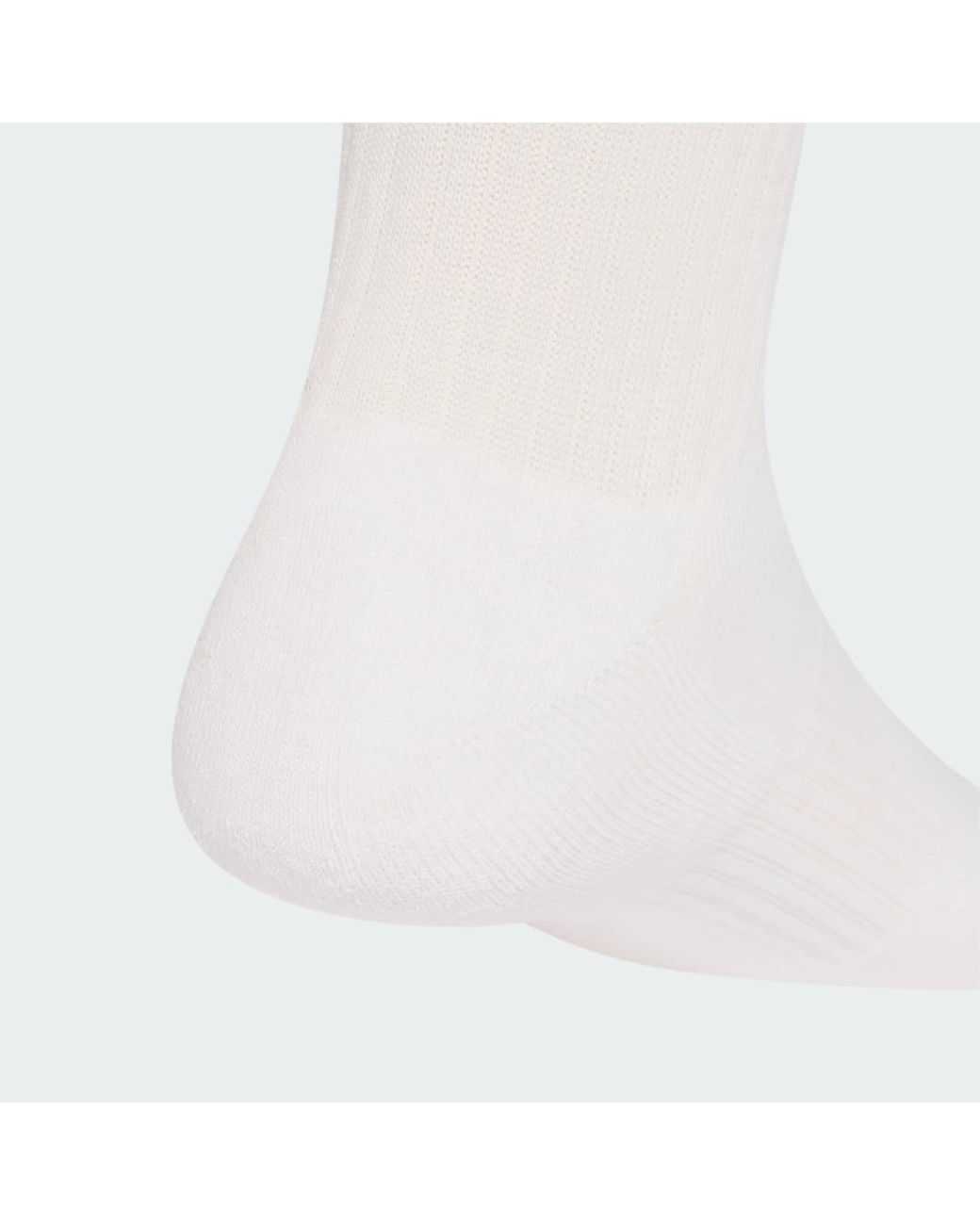 Adidas Blue 3-Stripes Cushioned Crew Socks 3 Pair Pack
