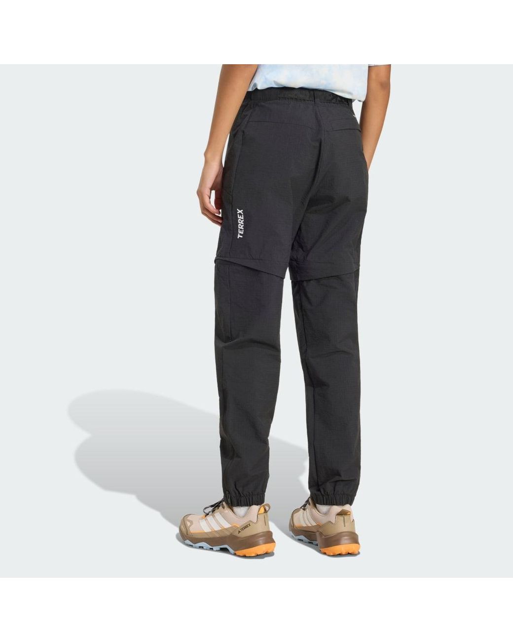 Adidas Gray Terrex Xperior Utilitas Clima365 Zip-Off Tracksuit Bottoms