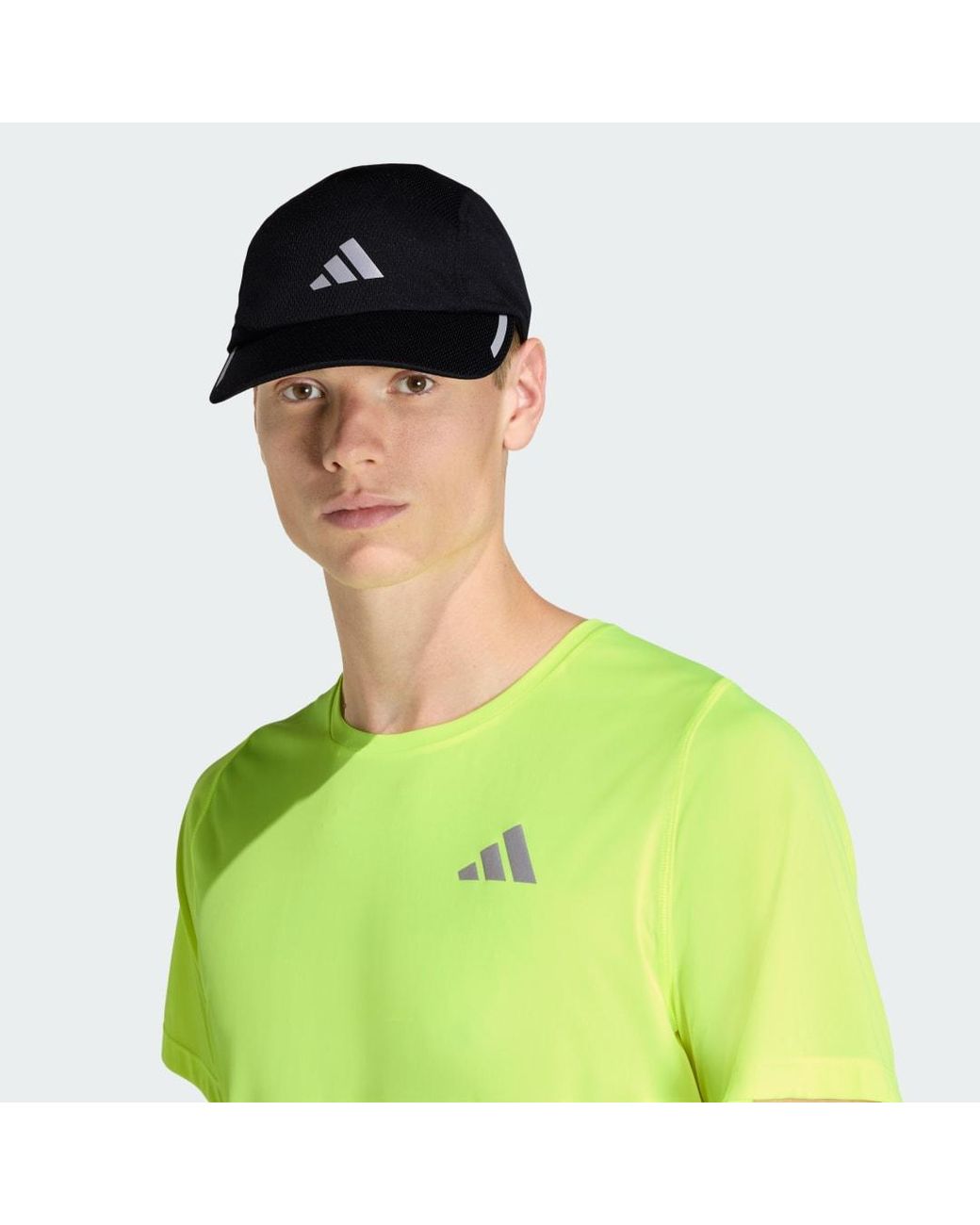 Adidas Green Running Mesh 4 Panel Kappe Climacool