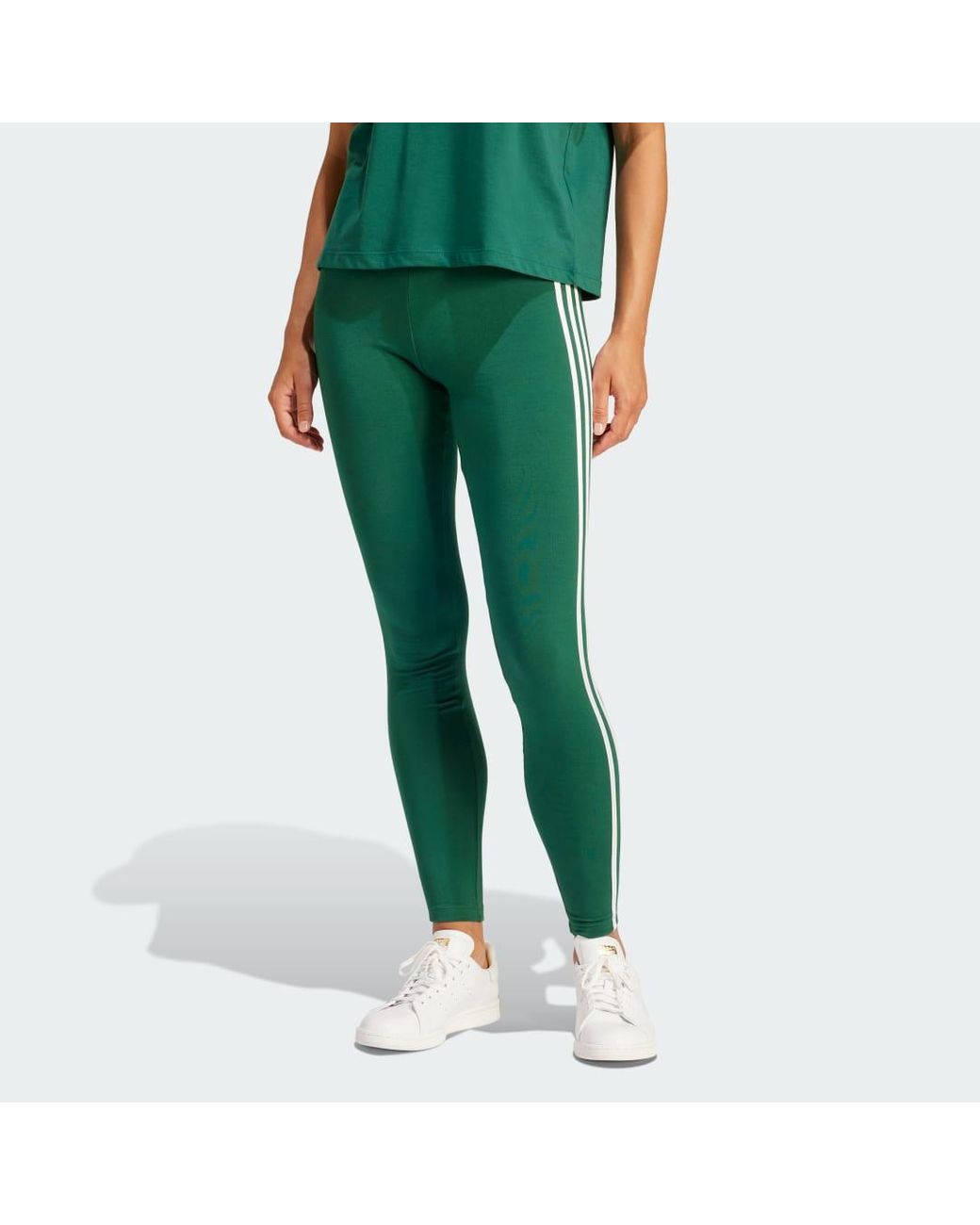 green adidas tights